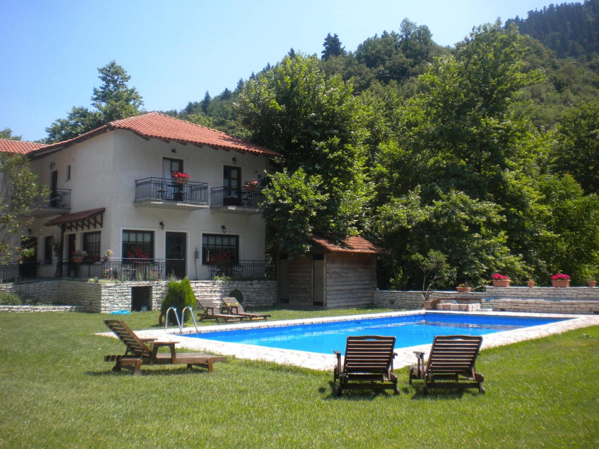Ferienwohnung Agrampeli Mega Chorio Exterior foto