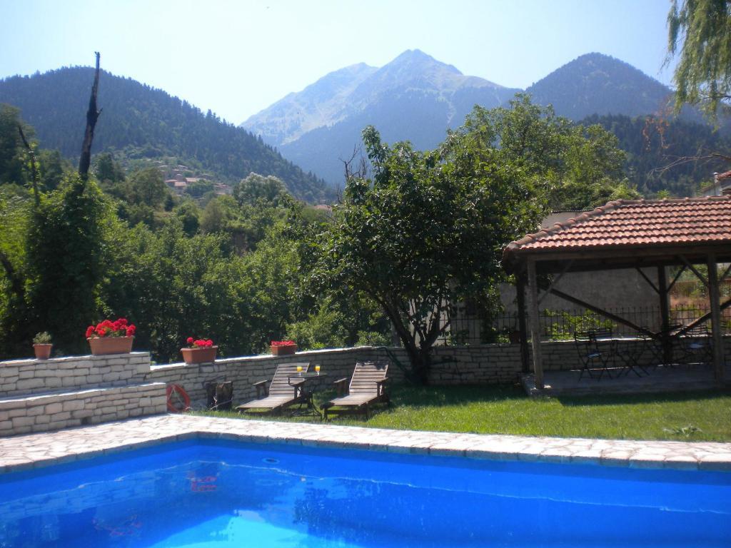 Ferienwohnung Agrampeli Mega Chorio Exterior foto
